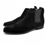 ASOS DESIGN BLACK SUEDE MEN SHOE